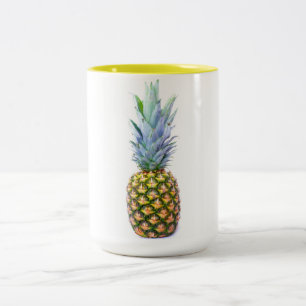 Tasse 2 Couleurs Ananas Fruit Beach Dessert Coloré Tropical