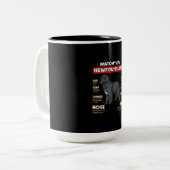 Tasse 2 Couleurs Anatomie D'Un Chien De Terre-Neuve Amateurs (Devant gauche)