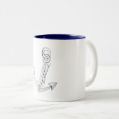 Tasse 2 Couleurs Anchor de Nautical (Devant droit)