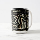 Tasse 2 Couleurs Ancien Motif mésopotamien sumérien (Devant droit)