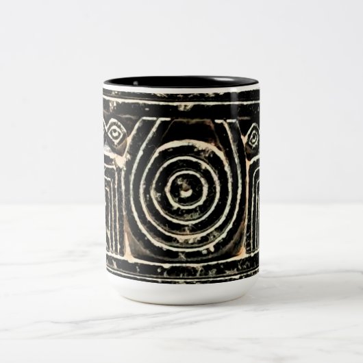 Tasse 2 Couleurs Ancien Motif mésopotamien sumérien (Centre)