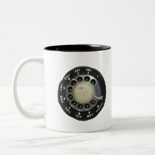 Tasse 2 Couleurs Ancien numéro de téléphone du Rotary