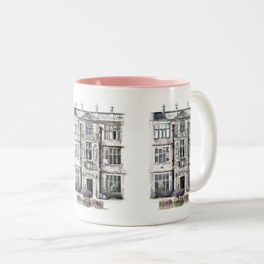 TASSE 2 COULEURS ANCIENNE ANGLETERRE (Devant droit)