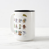 Tasse 2 Couleurs Ancient Greek Mythology Monsters (Devant gauche)
