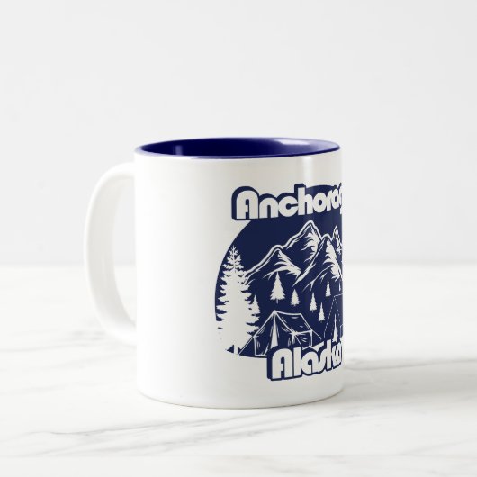 Tasse 2 Couleurs Ancrage Alaska (Devant gauche)