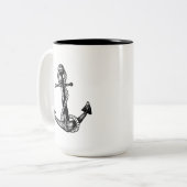 Tasse 2 Couleurs Ancre Naútic (Devant gauche)