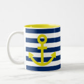Tasse 2 Couleurs Ancres Aweigh (Gauche)