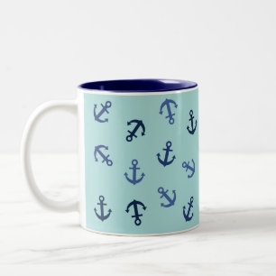 Tasse 2 Couleurs Ancres Été