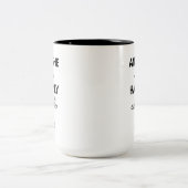 Tasse 2 Couleurs And She Ran Happily Ever After Running Marathon (Centre)