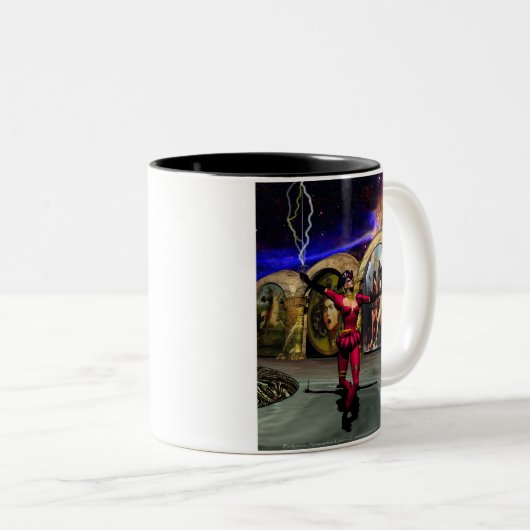 Tasse 2 Couleurs ANDROID BALLET, Science-fiction (Devant droit)