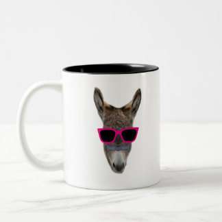 Tasse 2 Couleurs âne du parti