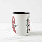 Tasse 2 Couleurs Anémie falciforme de la conscience 1 (Centre)