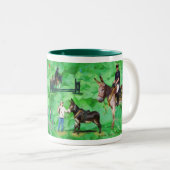 Tasse 2 Couleurs Ânes de NorthPine - mammouths (Devant droit)