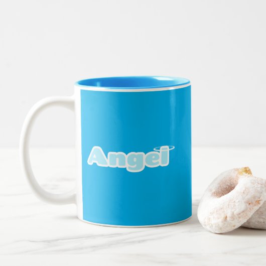 Tasse 2 Couleurs ange (Avec donut)