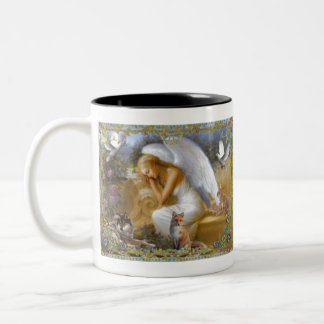 Tasse 2 Couleurs Ange avec des animaux