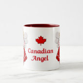 Tasse 2 Couleurs Ange canadien (Centre)
