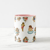 Tasse 2 Couleurs ange cherub antique (Centre)
