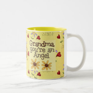 Tasse 2 Couleurs Ange de grand-maman