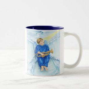 Tasse 2 Couleurs Ange de neige