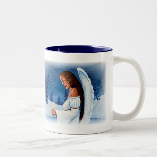 Tasse 2 Couleurs "Ange d'espoir " (Droit)