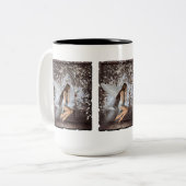 Tasse 2 Couleurs Angel et sa colombe (Devant gauche)