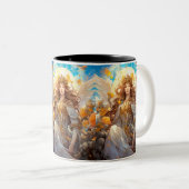Tasse 2 Couleurs Angel Gardien G-18 (Devant droit)