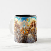 Tasse 2 Couleurs Angel Gardien G-18 (Devant gauche)