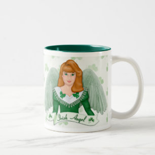 Tasse 2 Couleurs Angel irlandais et bannière