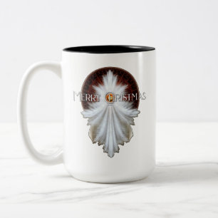 Tasse 2 Couleurs Angel Wings Snowflake Joyeux Noël TW ISO