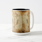 Tasse 2 Couleurs Angelus Novus par Paul Klee (Devant droit)