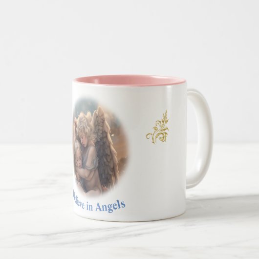 Tasse 2 Couleurs Anges (Devant droit)