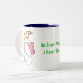 Tasse 2 Couleurs Anges de neige (Devant gauche)