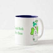 Tasse 2 Couleurs Anges de neige (Devant droit)