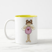 Tasse 2 Couleurs Anges peu de coeur (Gauche)