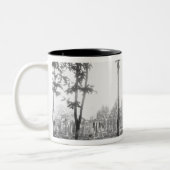 Tasse 2 Couleurs Angkor Cambodia, vue sur la Bayon (Gauche)