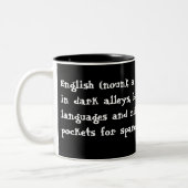 Tasse 2 Couleurs Anglais (Gauche)