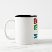 Tasse 2 Couleurs Anglais Définition Langue Grammaire (Gauche)