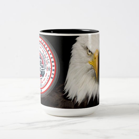 TASSE 2 COULEURS ANGLE ET LOGO (Centre)
