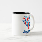 Tasse 2 Couleurs angleterre (Devant droit)