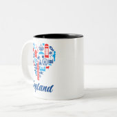 Tasse 2 Couleurs angleterre (Devant gauche)