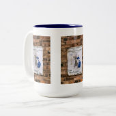 TASSE 2 COULEURS ANGLETERRE VICTORIENNE (Devant gauche)