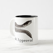 Tasse 2 Couleurs Anguille de l'approbation (Devant gauche)