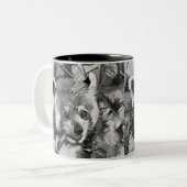 Tasse 2 Couleurs AnimalArtBW_RedPanda_003 (Devant gauche)