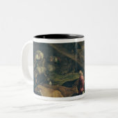 Tasse 2 Couleurs Animaux entrant dans l'arche (huile sur la toile) (Devant gauche)