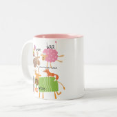 Tasse 2 Couleurs Animaux stupides (Devant gauche)