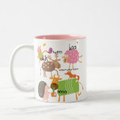 Tasse 2 Couleurs Animaux stupides (Gauche)