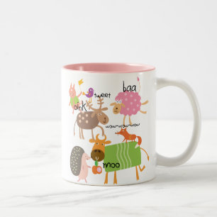 Tasse 2 Couleurs Animaux stupides
