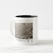 Tasse 2 Couleurs Ann Arbor - Michigan - 1880 (Devant gauche)