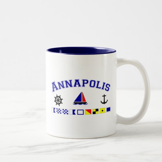 Tasse 2 Couleurs Annapolis, DM (Droit)