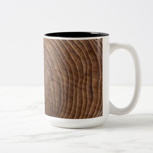 Tasse 2 Couleurs Anneaux d'arbre (Droit)